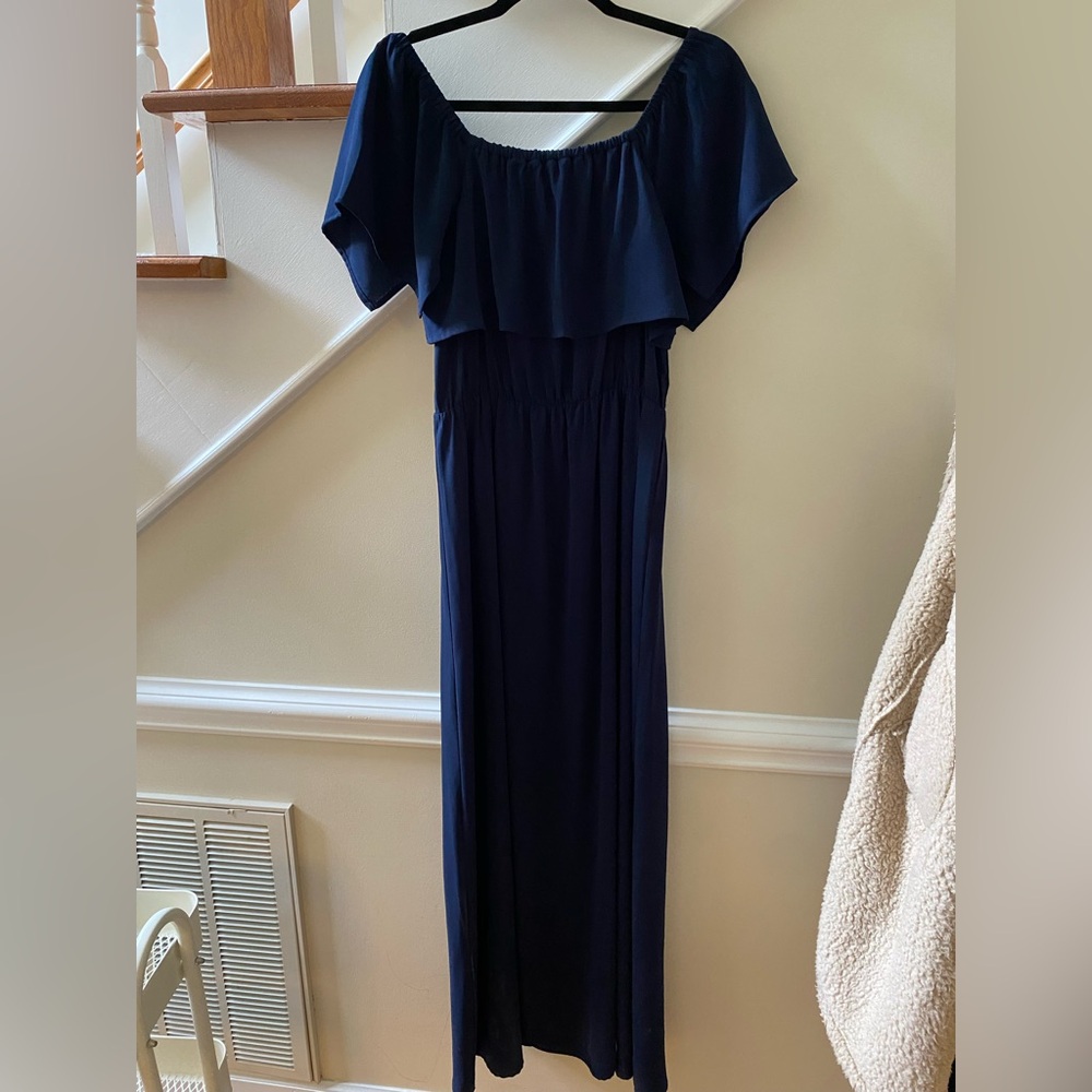 Sugarlips Navy Maxi Dress